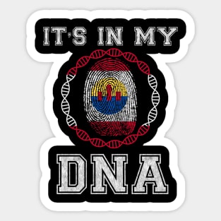 French Polynesia  It's In My DNA - Gift for French Polynesian From French Polynesia Sticker